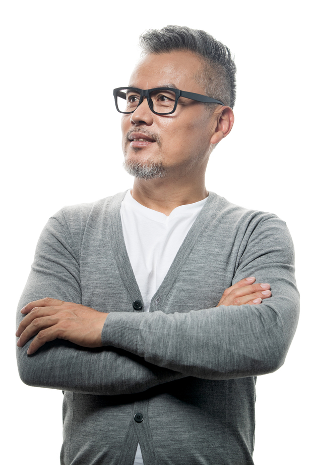 自信的中老年男士照片