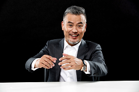 快乐成熟的商务男士