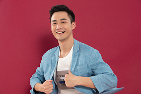 自信的青年男人图片