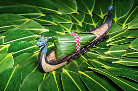 龙舟和粽子图片