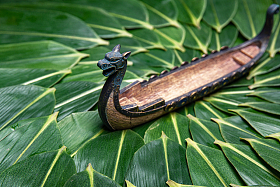 粽叶和龙舟图片