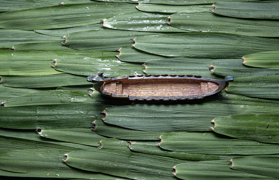 粽叶和龙舟图片 粽叶和龙舟图片