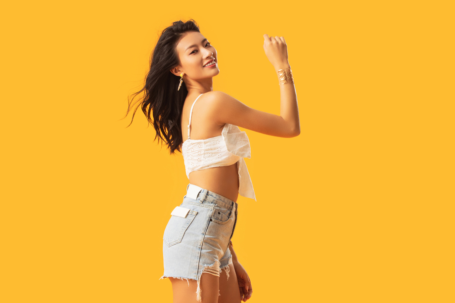 快乐的青年女人