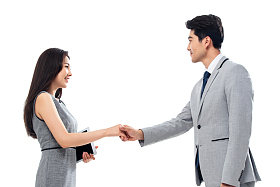 商务人士握手