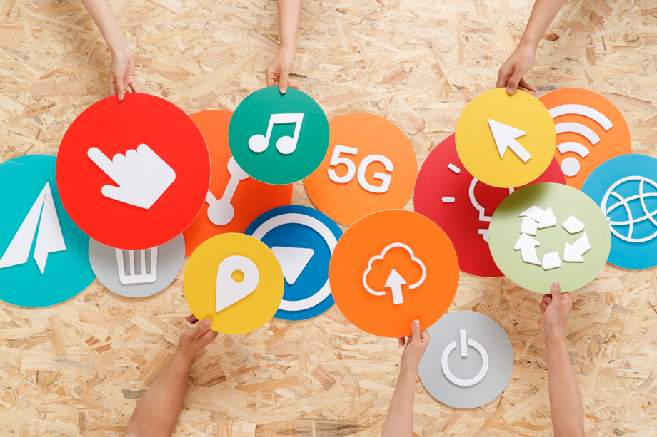 手拿网络符号 手拿网络符号