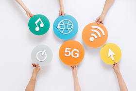 手拿网络符号图片