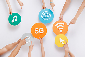 手拿网络符号图片