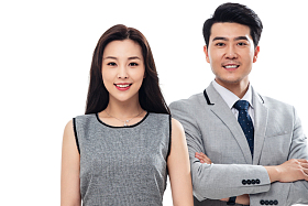 自信的商务人士照片