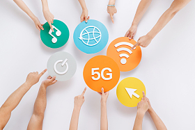 手拿网络符号图片