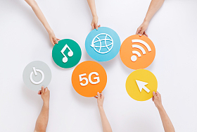 手拿网络符号图片