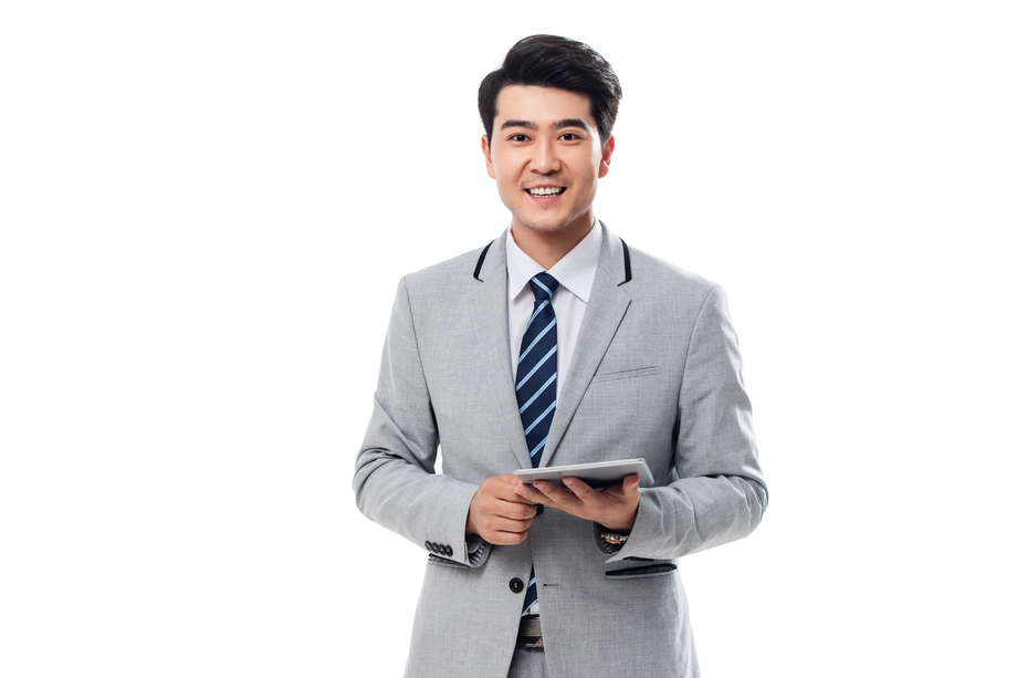 拿平板电脑的商务男士图片 拿平板电脑的商务男士图片