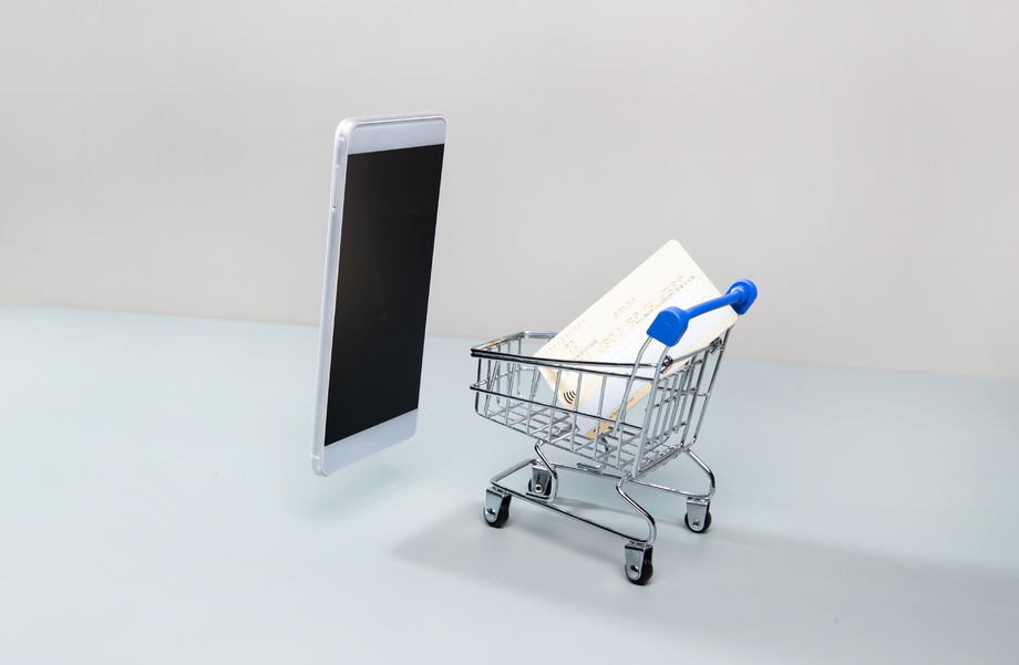 购物车和手机银行卡 购物车和手机银行卡