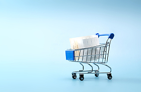 迷你购物车和帐单图片