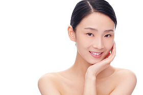 青年美女肖像照片