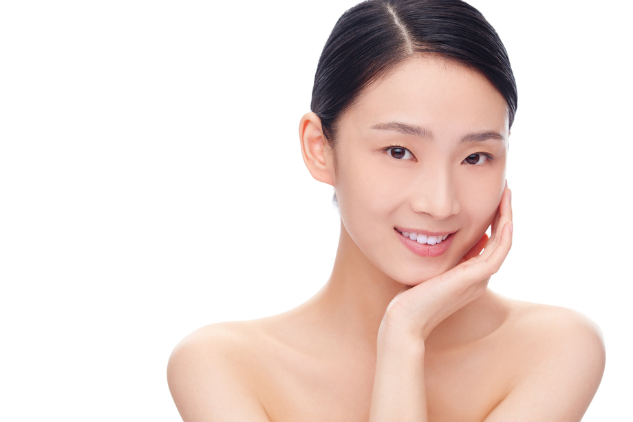 青年美女肖像照片