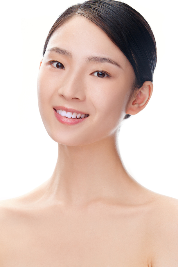 美女妆面肖像照片