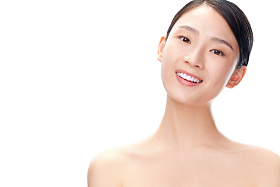 青年美女肖像照片