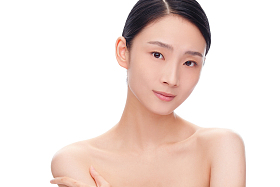 美女妆面肖像照片