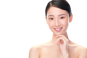 青年美女肖像照片