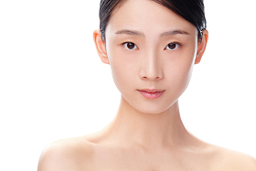 美女妆面肖像照片