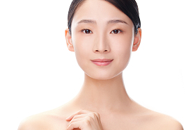美女妆面肖像照片