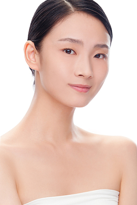 美女妆面肖像照片