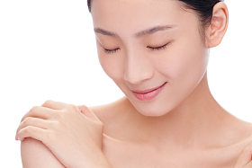 美女妆面肖像照片