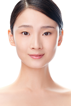 美女妆面肖像照片