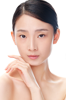 美女妆面肖像照片