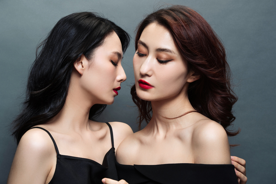 美女闺蜜肖像照片