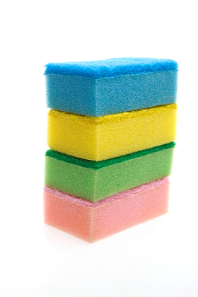 静物洗涤用具海绵