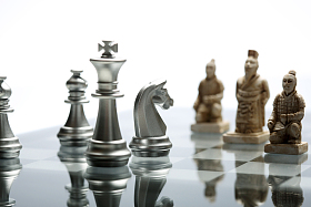 静物兵马俑国际象棋