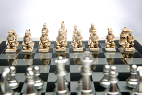 静物兵马俑国际象棋