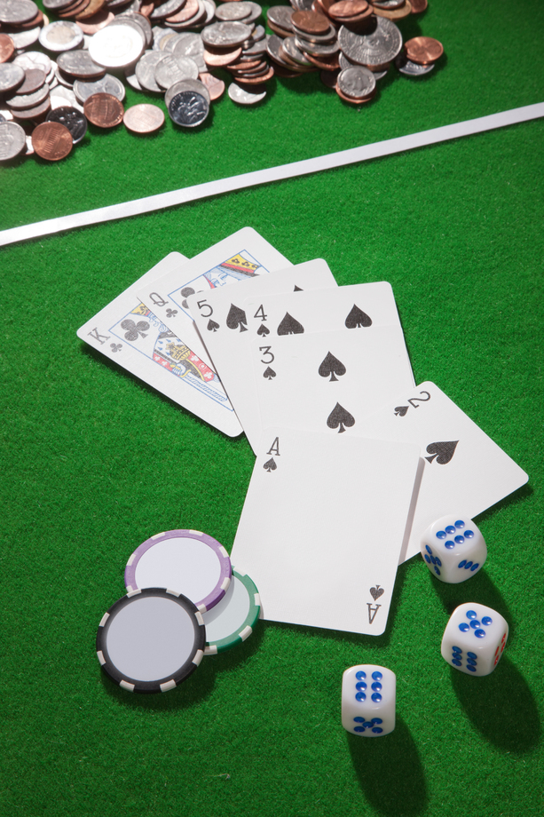 扑克牌骰子照片