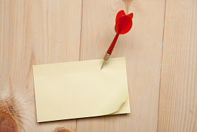 飞镖便签纸照片