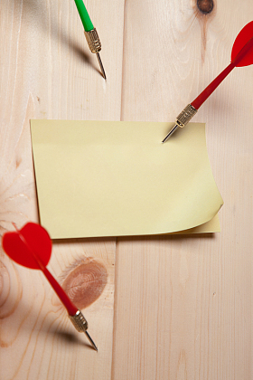 飞镖便签纸图片