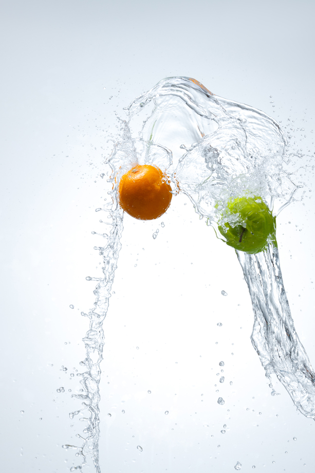 水中的水果图片 水中的水果图片