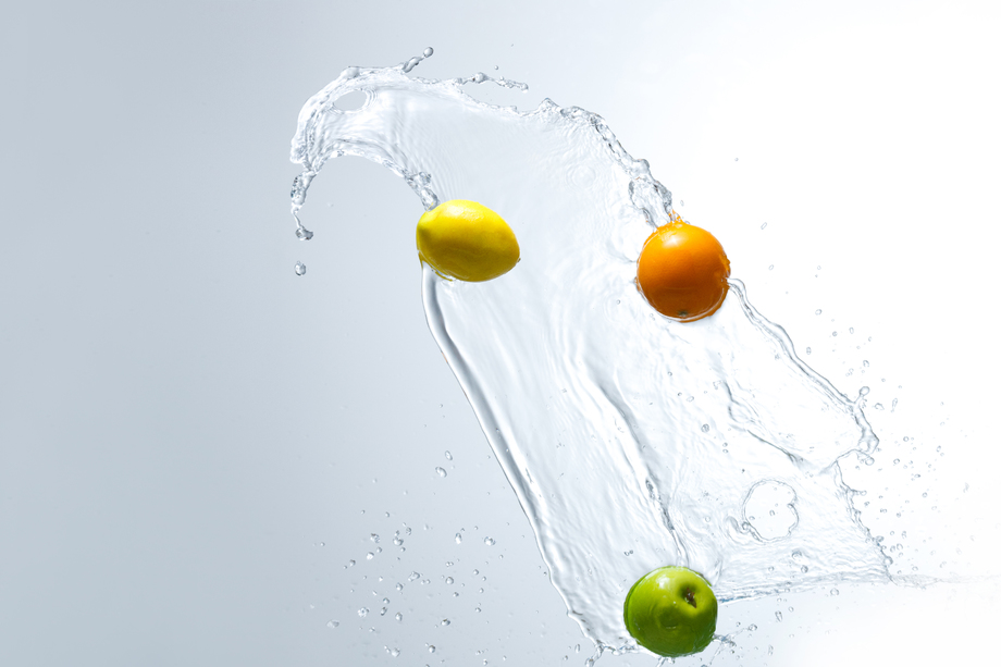 水中的水果图片 水中的水果图片