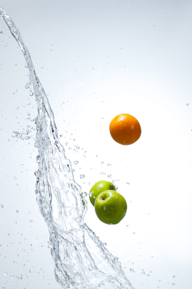 水中的水果 水中的水果