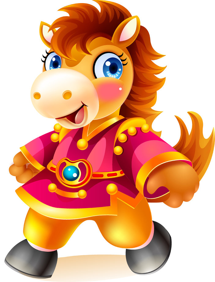 插画马图片 插画马图片