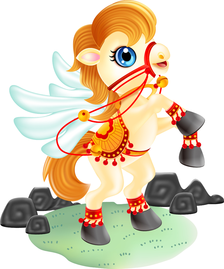 插画马图片 插画马图片