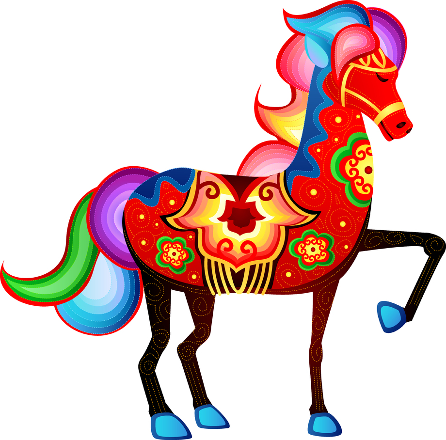 插画马图片 插画马图片