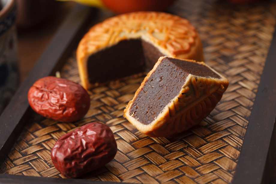 静物月饼和红枣