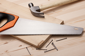 工具与木板图片