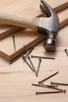 工具与木板照片
