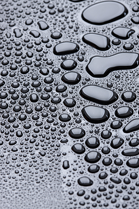 水珠特写照片