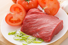 肉和西红柿