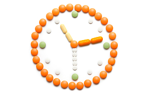 药片钟表图片