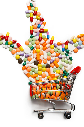 购物车药片图片