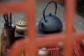 传统茶具照片